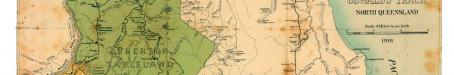 Map of Atherton and Evelyn Tablelands and Oswald’s Track, 1918
