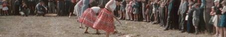 Women's woodchop, Goombungee show, c1960