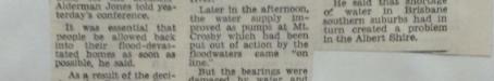 Mayor orders big dam shut, Courier Mail, 30 January 1974