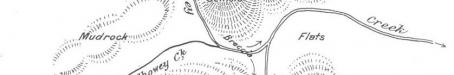 Geological sketch map Mount Shamrock, 1901