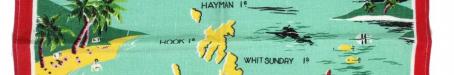 Tea-towel: Barrier Reef Pleasure Islands
