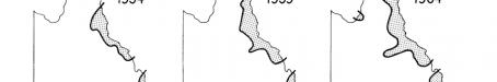 Geographical expansion of Bufo marinus in Queensland, 1981
