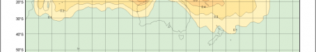 Average annual number of tropical cyclones